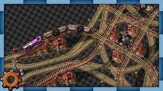 Factorio Blueprint The AutoRail [upl. by Ballinger]