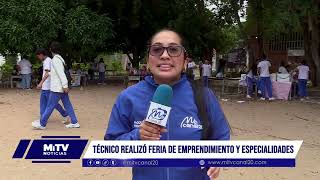 IE TÉCNICO REALIZÓ FERIA DE EMPRENDIMIENTO Y ESPECIALIDADES [upl. by Eiclehc149]