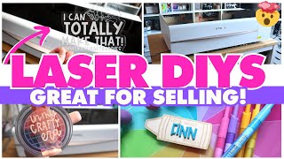 Easy Laser DIYs you can also sell for a profit 💰 xTool P2 CO2 Laser Machine Projects [upl. by Sukramaj]