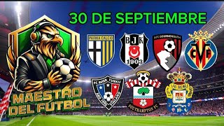 Pronósticos Deportivos Lunes 30 De Septiembre Predicciónes Deportivas Lunes 30 De Septiembre [upl. by Itagaki]