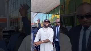 See😱 Davido arrival with fans 001 davido [upl. by Cornew]