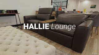 Hallie 2 Seater Genuine Leather Sofa Lounge Electric Powered Recliner [upl. by Friede123]