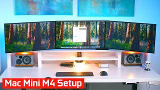 How To Setup Triple Monitors with Mac Mini M4M4 Pro [upl. by Burnham]