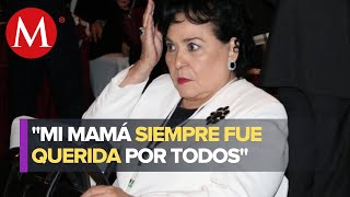 Familiares de Carmen Salinas agradecen las muestras de solidaridad tras su muerte [upl. by Irotal5]