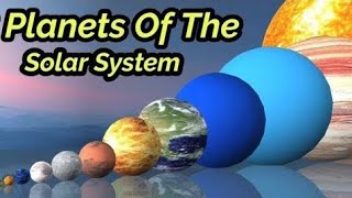 Planets of The Solar System  Size Comparison [upl. by Sivlek]