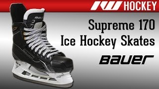 Bauer Supreme 170 Ice Hockey Skate Review [upl. by Funda]