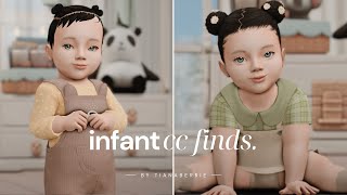 60 sims 4 infant cc finds  links  sims 4 contenido personalizado haul para bebés [upl. by Deacon]