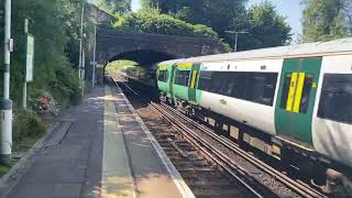 Southern passing balcombe with the depot whistle [upl. by Rossie]