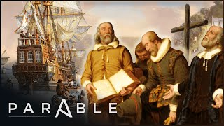 Charting the Mayflower Pilgrim Fathers Brave Voyage Parable [upl. by Ocihc]