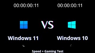 Windows 11 vs Windows 10 Speed Test amp Gaming Performance  2024 [upl. by Sirama]