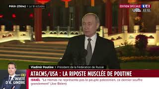 ATACMS  en riposte Poutine menace dutiliser des MIGS et des Kinjals en mer Noire [upl. by Huntlee]