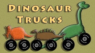 Dinosaur Trucks  Dinosaur Monster Trucks for Kids [upl. by Toile940]