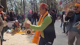 bhanar mela भनार मेला मंदिर परिक्रमा 2024 uploaded by Lalit Rawat [upl. by Nnewg]