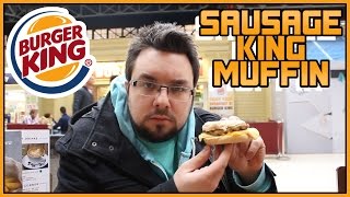 Burger King Sausage King Muffin Review [upl. by Celestyn]