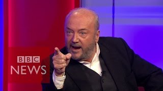 You killed a million people in Iraq George Galloway tells Jacqui Smith  BBC News [upl. by Eelam893]