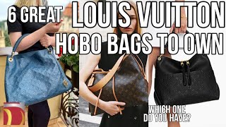 6 Great LOUIS VUITTON HOBO Bags To Consider [upl. by Hayouqes]