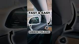 Fold Mirrors  Smart Hack For Your Tesla 👨‍🏫 [upl. by Magree214]