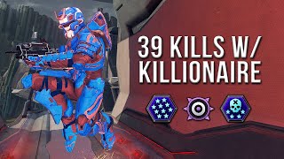 Online Dater  39 kills w Killionaire  Halo 5 SWAT Gameplay on Coliseum [upl. by Uamak928]