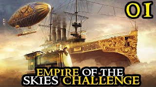 Anno 1800 EMPIRE OF THE SKIES  Challenge Mode  Clash of Couriers  New DLC City Builder  01 [upl. by Harutek219]