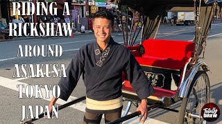 ASAKUSA RICKSHAW TOURS  The BEST way to see Tokyo [upl. by Zaid]