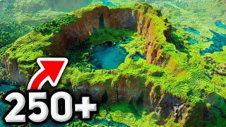 TOP 250 BEST SEEDS For BUILDING In MINECRAFT 121 FULL MOVIE [upl. by Aneerak]