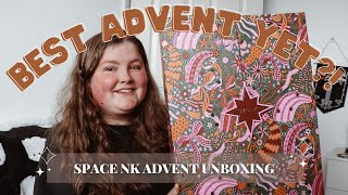 BEST ADVENT CALENDAR  SPACE NK BEAUTY ADVENT CALENDAR UNBOXING [upl. by Ecilegna]