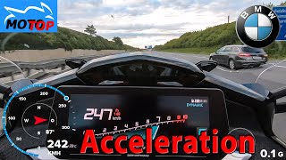 BMW K1600GT 2023  ACCELERATION  Gopro GPS and DRAGY measured [upl. by Hollinger453]