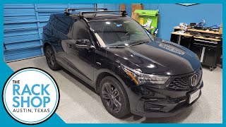 20192024 Acura RDX wBare Roof Thule WingBar Edge Complete Roof Rack  The Rack Shop  Austin TX [upl. by Jere]