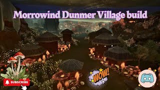 A Dunmer underground village in Ark [upl. by Ahsilek]