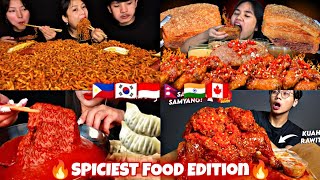 INTERNATIONAL SPICY MUKBANG COMPILATION🌶️🥵🔥🔥 [upl. by Harifaz]