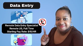 Remote Data Entry Job  NonPhone  Entering Data  Full Time  Apply Today [upl. by Clardy]