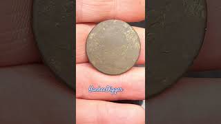 1798 US large cent metaldetecting 1700s relic treasure [upl. by Ennazor]