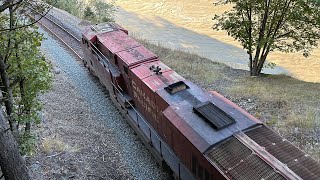 Almost Missed It CPKC 112 Intermodal Train  Yale BC Canada 30AUG24 CP ES44AC 8850 Leading [upl. by Alistair]