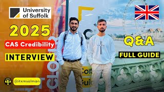 University of Suffolk Latest Credibility Interview  Pre CAS Interview 2025 suffolk [upl. by Carny]