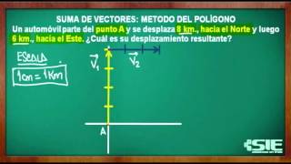 Suma Grafica De Vectores Por El Método Del Polígono [upl. by Inahpets]