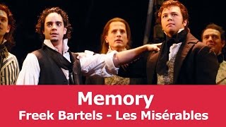 Freek Bartels over Les Misérables  Memory [upl. by Solorac]