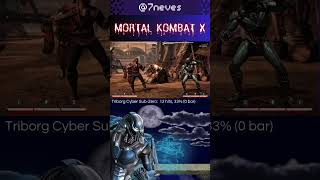 Mortal Kombat X Triborg Cyber SubZero combos mortalkombat games playstation FightingGames [upl. by Kuo]