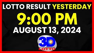 Swertres Result Yesterday 2PM5PM amp 9PM August 13 2024  2D3D Lotto [upl. by Viviana]