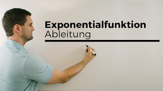 Exponentialfunktion Ableitung Ableiten eFunktion Klassiker  Mathe by Daniel Jung [upl. by Steffen]