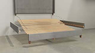 Alaskan King Bed Frame Assembly 2024 [upl. by Cardie]