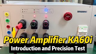 Simulation Power Amplifier KA60i Introduction and Precision Test [upl. by Prady]