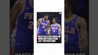 Embiid FINALLY Gets Held Accountable 😳 nba shorts sixers [upl. by Erodaeht]