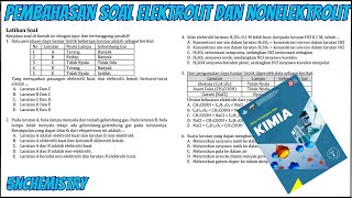 Pembahasan Soal Elektrolit dan Non Elektrolit Kelas 10 [upl. by Temhem]