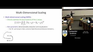 CPSC 340 MultiDimensional Scaling [upl. by Maidel]