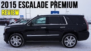 2015 Cadillac Escalade Premium Black InDepth Review [upl. by Eserahc]