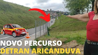 PROVA PRÁTICA DETRAN ARICANDUVA  PERCURSO ATUALIZADO [upl. by Dacy157]