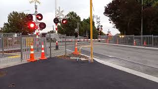 Langdons Road level crossing with upgrade in progress [upl. by Nadaha]