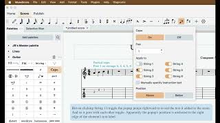 MuseScores Capo Popup [upl. by Lewiss]