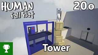 Tower  Human Fall Flat  AchievementTrophy Guide [upl. by Nagad]