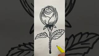 9 Ways to Draw a Rose  new rose trick [upl. by Nerland]